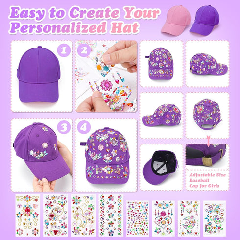 Toys for Girls- Crafts for Kids 6-8-10-7 Year Old Girl Gifts Cap Toys